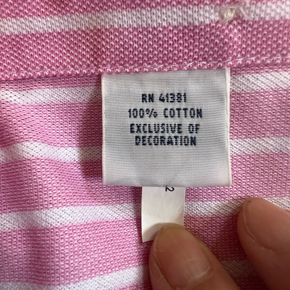 Ralph Lauren Pink Striped Men's Shirt - Picture 6 of 9